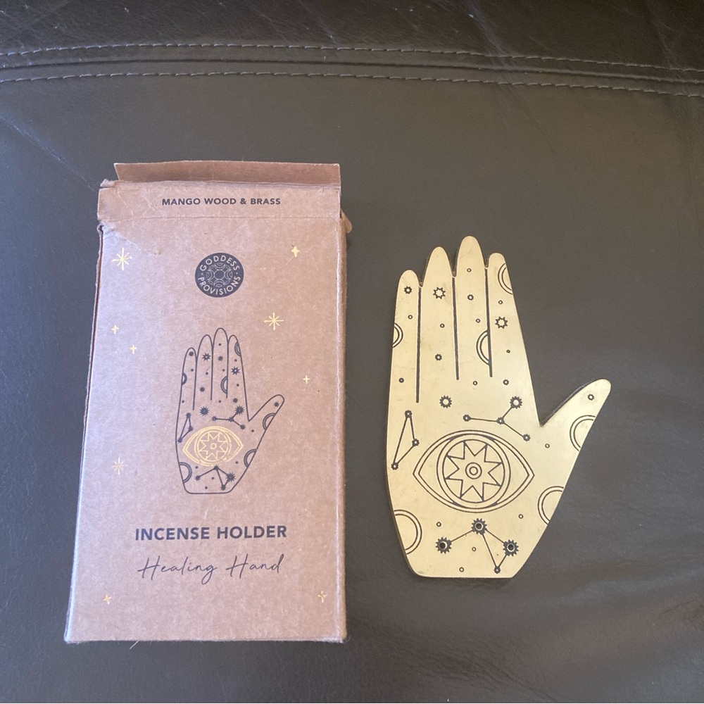 Healing Hand Incense Holder by Goddess